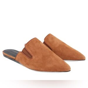 NWOB Jenni Kayne Women's Suede Mule in color Saddle , Sz 6